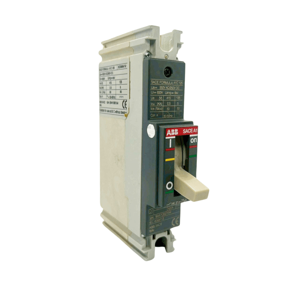 โมลเคสเซอร์กิตเบรกเกอร์ 70 แอมป์ 1 โพล (18KA) ABB MCCB A1C 125 TMF